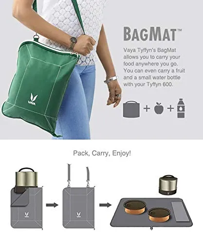Tyffyn - 600 ml - Green - with BagMat (CC Containers)