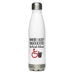 Unsolicited Medical Advice (Stainless Steel Water Bottle)