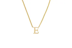 Uppercase Roman Times Initial Necklace