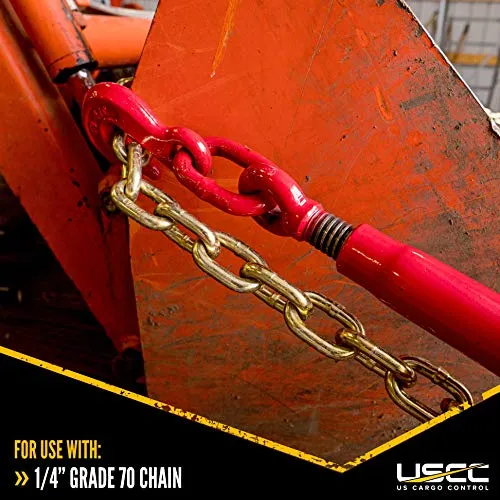US Cargo Control 1/4 Inch Ratchet Type Chain Load Binder