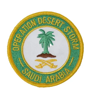 US Military USAR Operation Desert Storm Saudi Arabia Iron On Patch