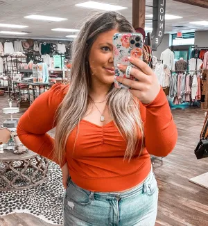Valentine Date Ribbed Top