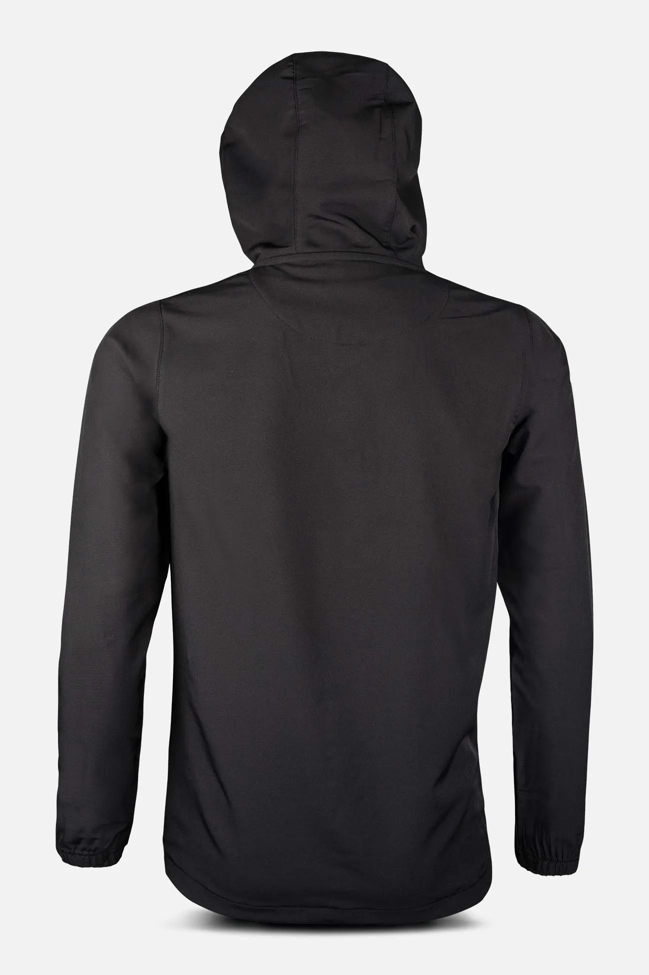 Vermont Hooded Pullover Half Zip Black/Silver