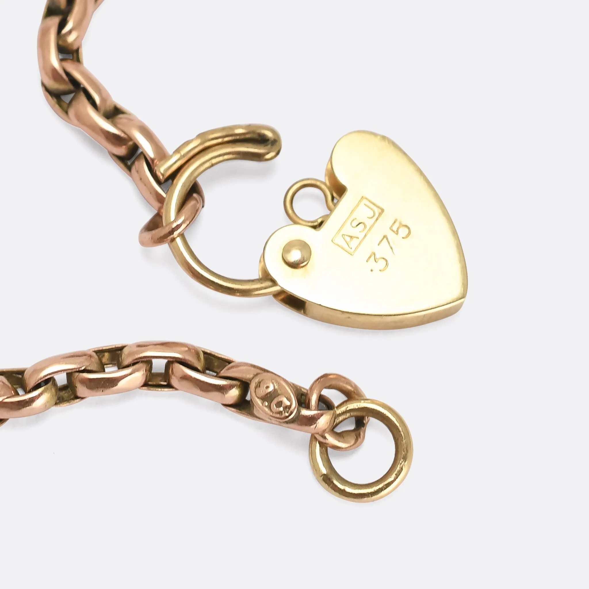 Victorian Chain Necklace with Heart Padlock