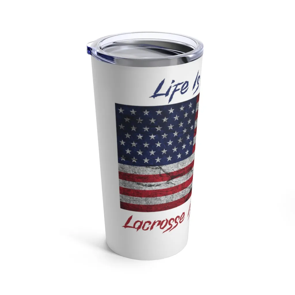 Vintage American Flag Tumbler 20oz