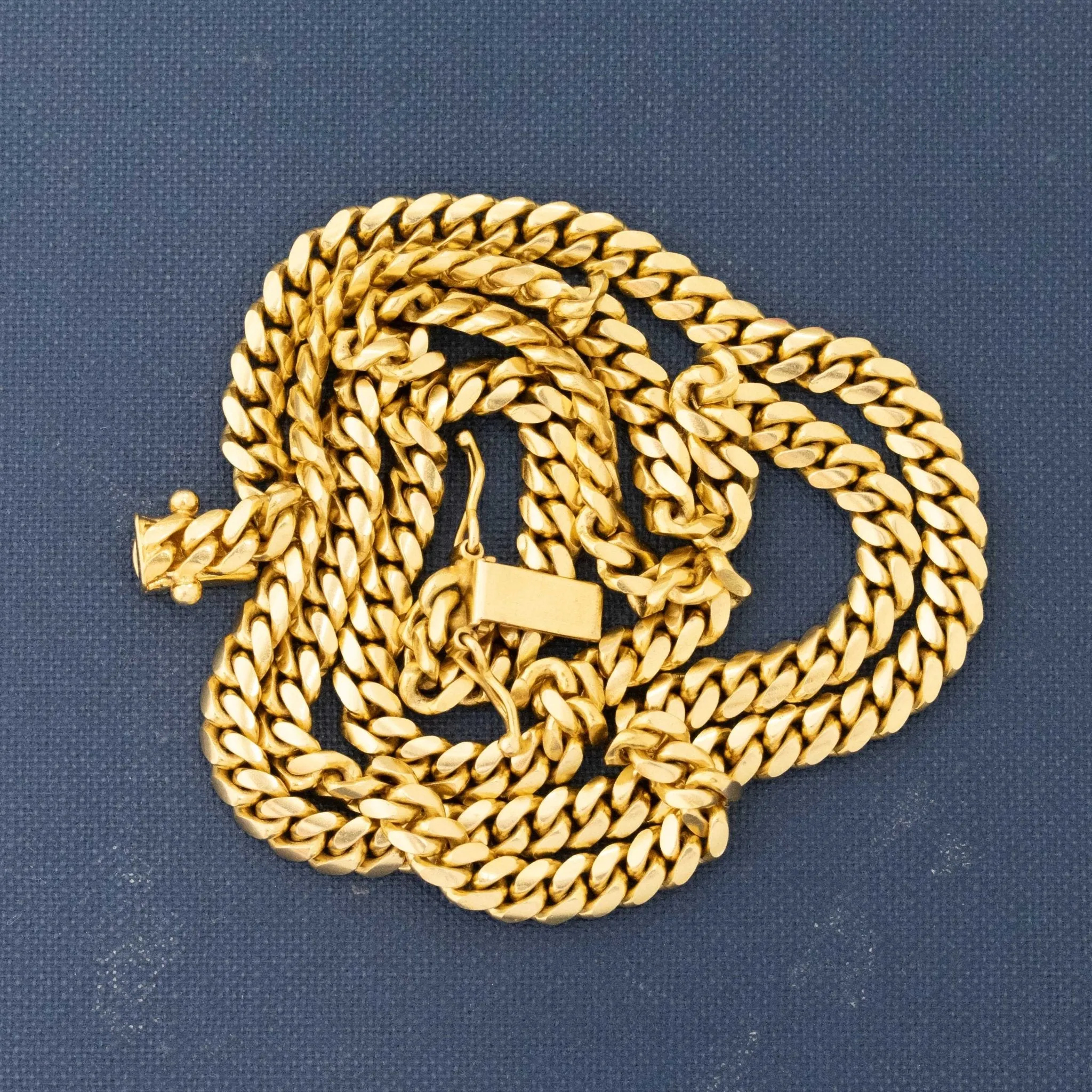 Vintage Curb Link Chain, Italian
