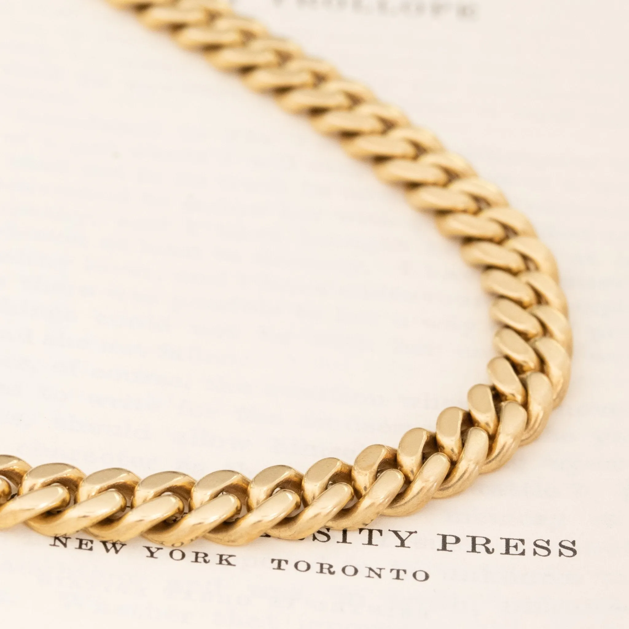 Vintage Heavy Curb Link Chain