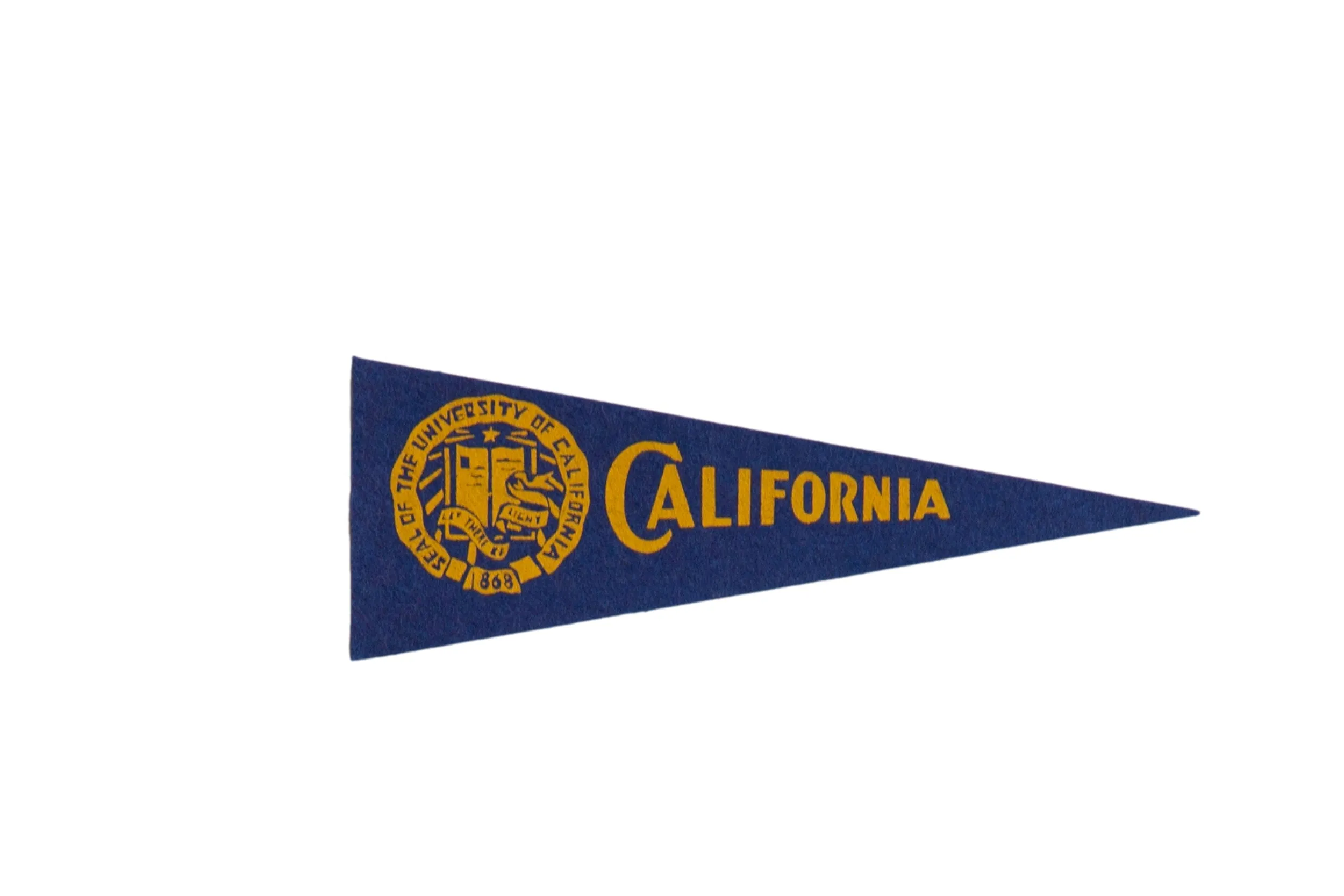 Vintage University of California Felt Flag