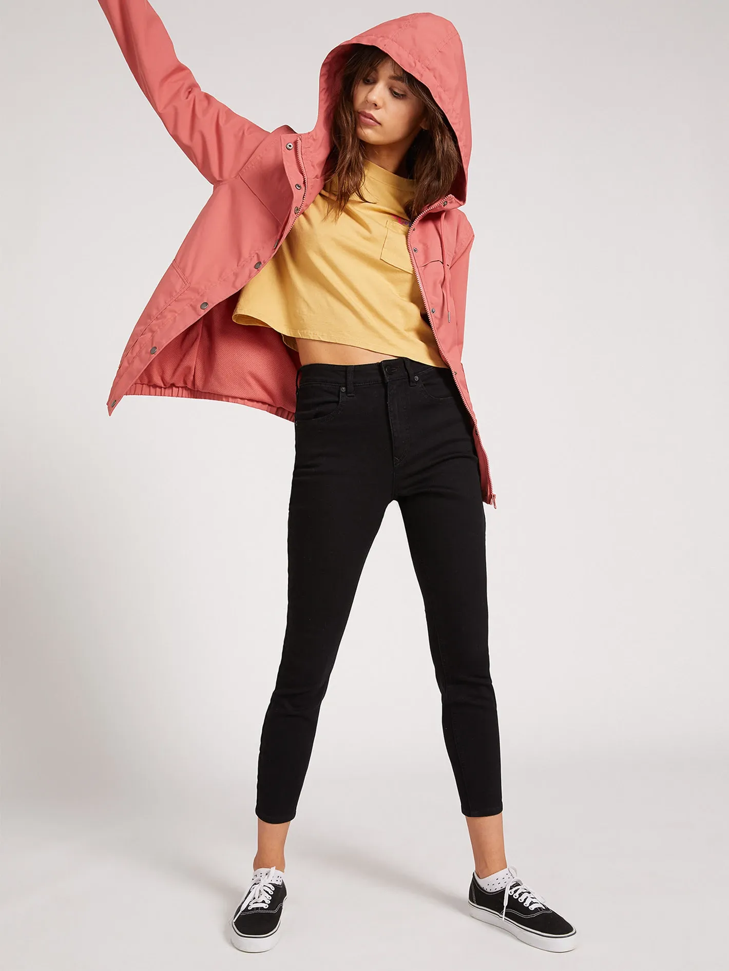 Volcom Womens Enemy Stone Windbreaker Jacket