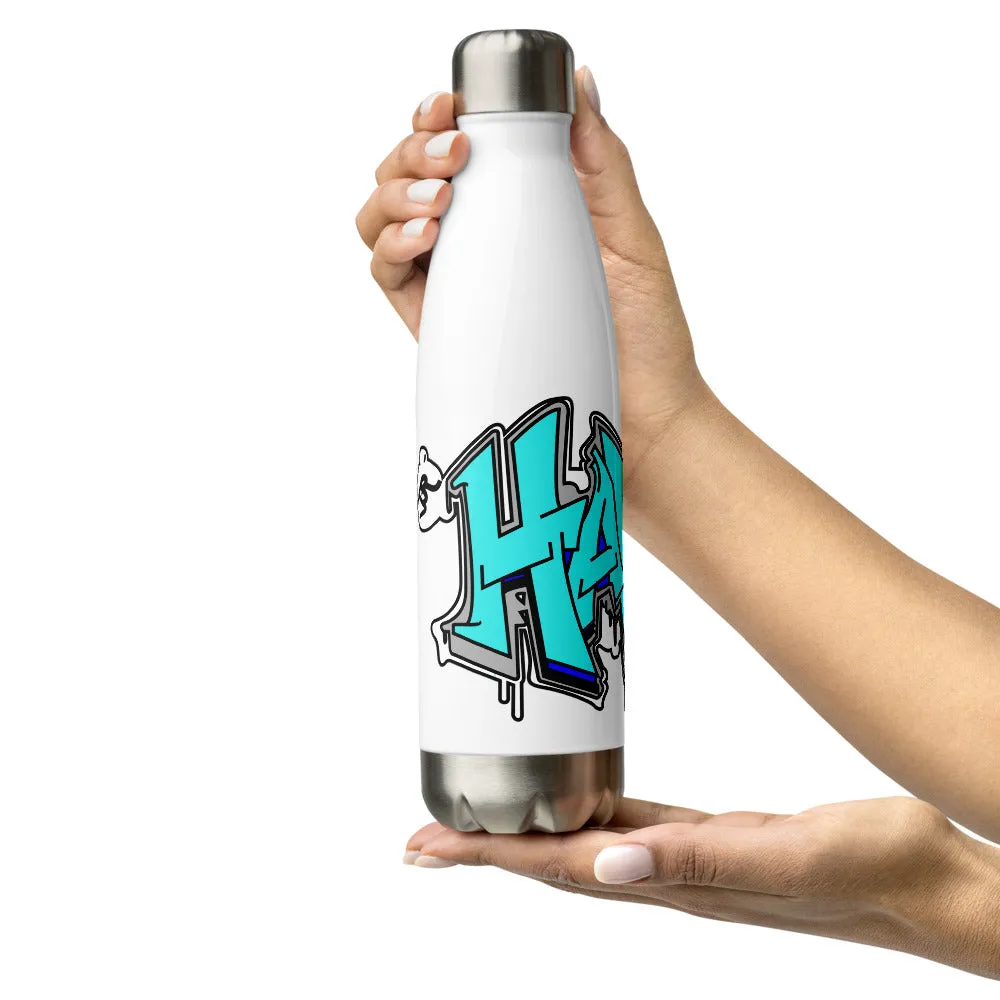 Water Bottle ~ Jr Hawks Graffiti Stainless Steel