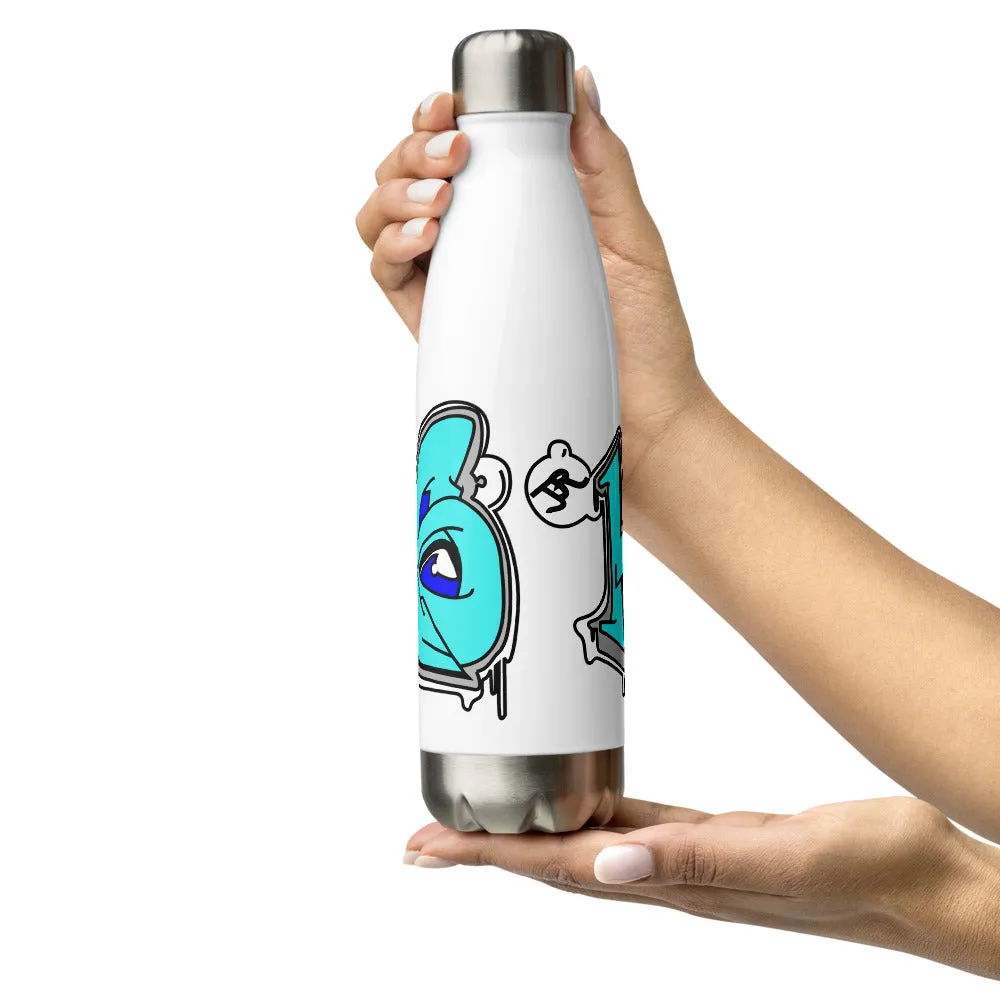 Water Bottle ~ Jr Hawks Graffiti Stainless Steel