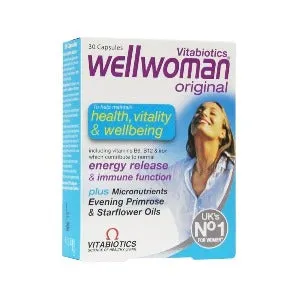 Wellwoman Micronutrient Supplement capsules with Evening primrose and Starflower Oils