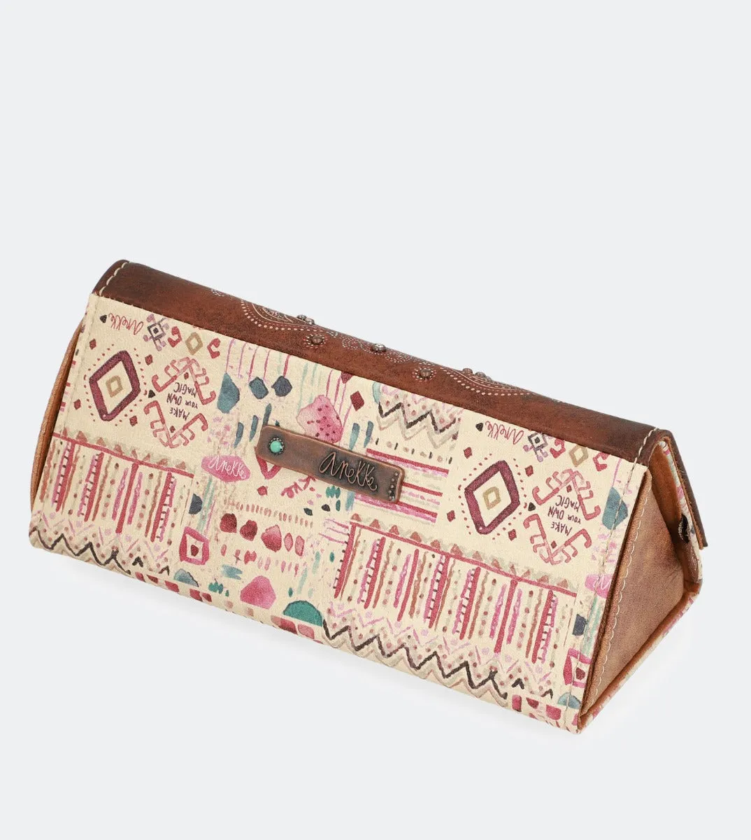 Western foldable glasses case