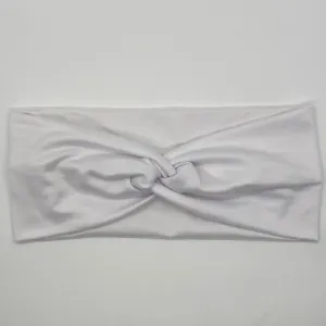 White Twist Headband