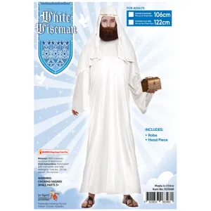 White Wiseman Arab Costume