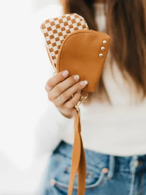 Wonderlust Woven Dual Pouch Wristlet