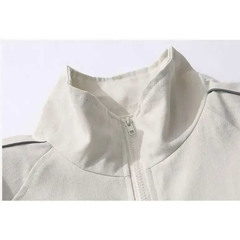 Y2K Lightweight Work Jacket for Stylish Functionality