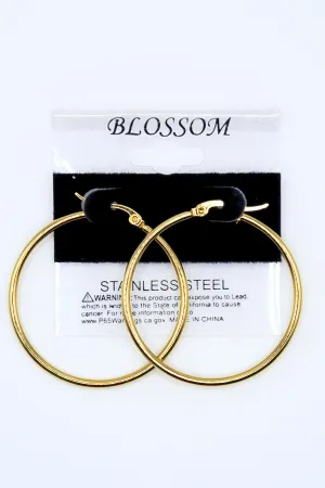 YOUR DAILY GOLD HOOPS